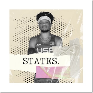 Noah Malone Olympics Sprinter Paralympics T12 STATES Posters and Art